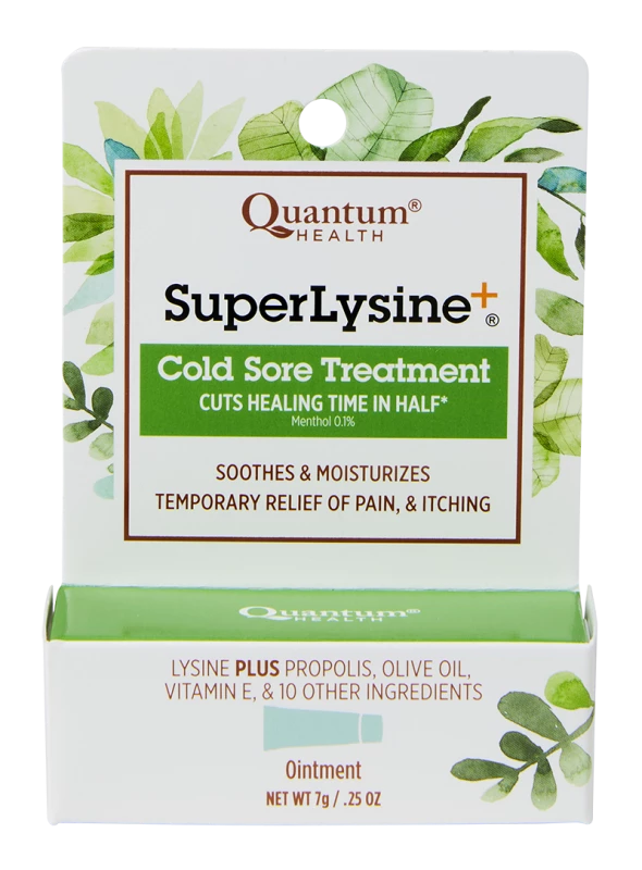 SuperLysine+® Ointment, Cold Sore Treatment 7g