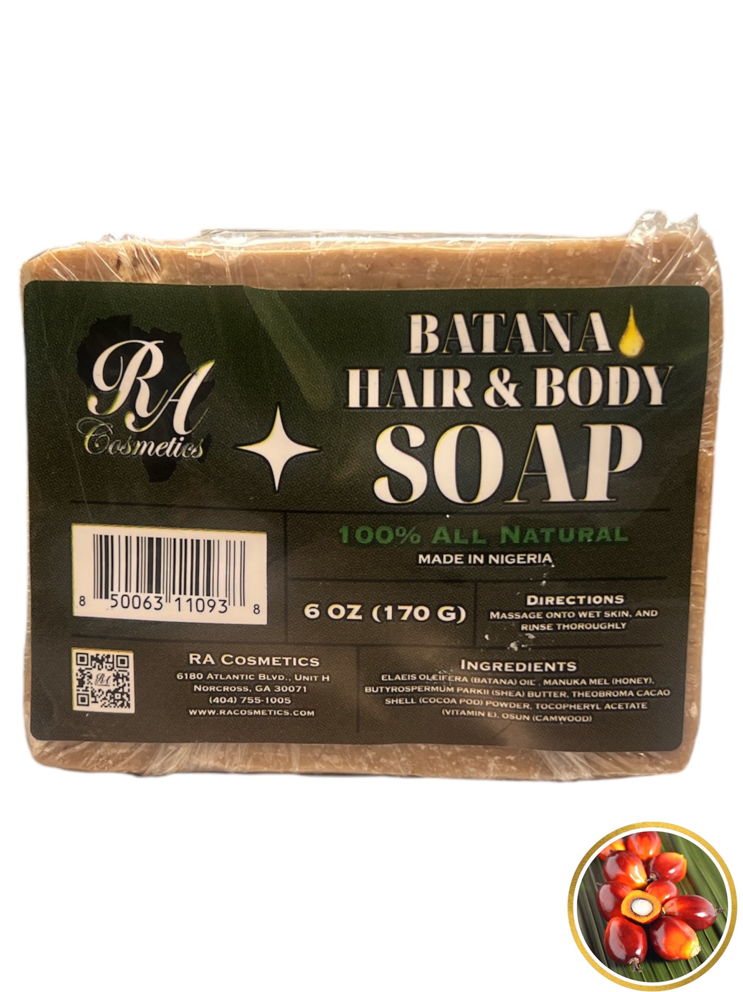 Batana Hair & Body Soap 6oz