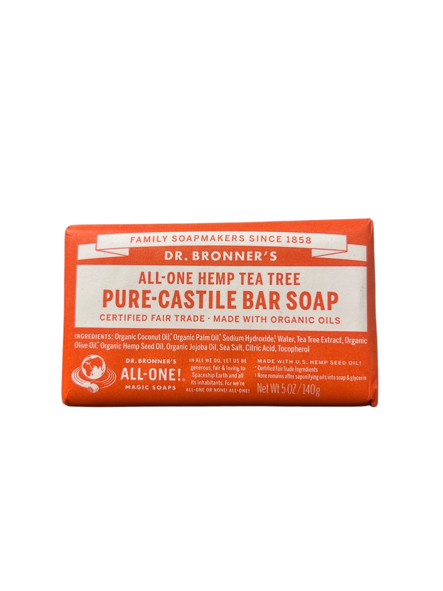 Tea Tree 18-IN-1 Hemp Pure Castile Soap