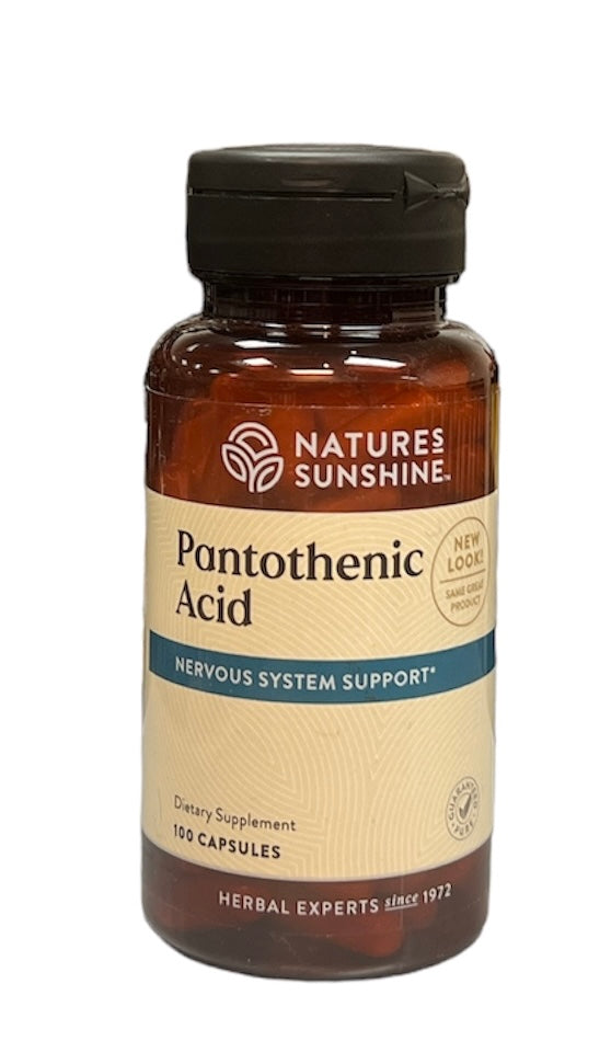 Pantothenic Acid (100 Capsules)