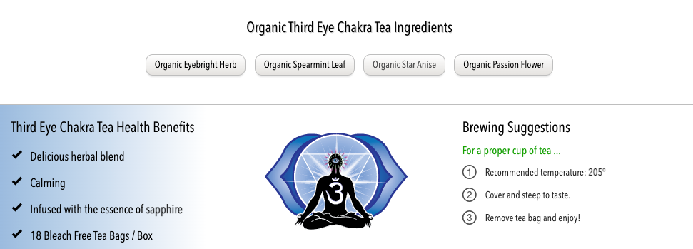 Third Eye Chakra Tea - 18 Bags