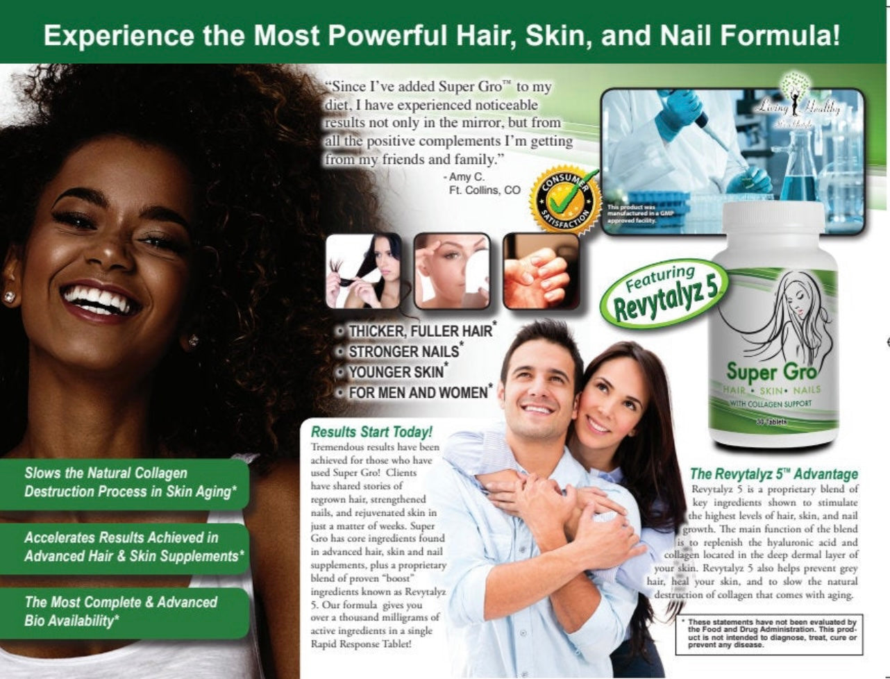 Super Gro: Hair, Skin, and Nails w/ Collagen Support