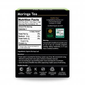 Organic Moringa Tea - 18 Bags